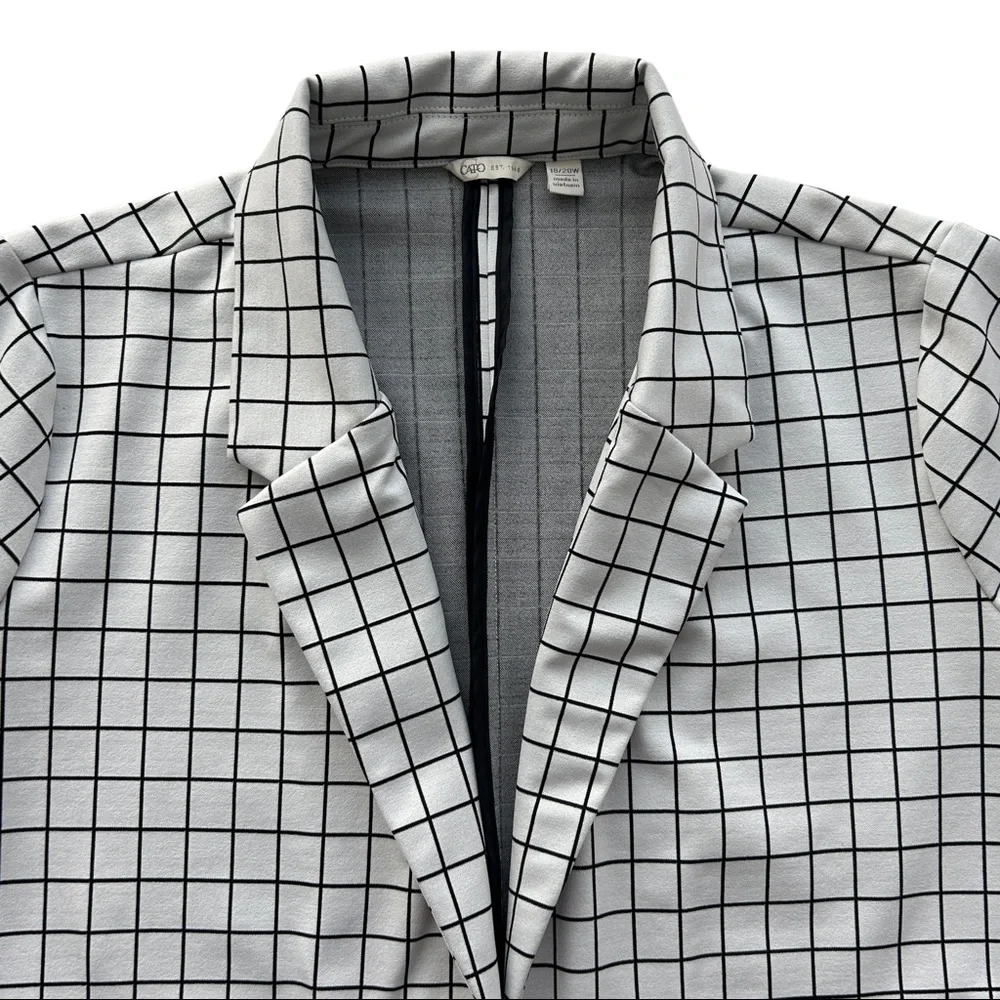 Cato Open Front Blazer (18/20W) - Picture 5 of 16